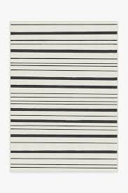 hudson stripe black rug ruggable