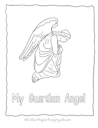 This posts focuses specifically on resources that are good for learning about guardian angels, but you can find all of my angel activities for kids here.for today i'm going to share with you 10 ways to celebrate the feast day of guardian angels with your family. Guardian Angel Coloring Page Coloring Home