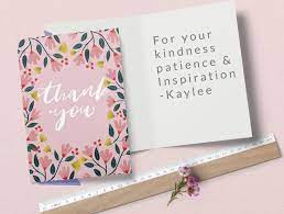 thank you card messages wording ideas