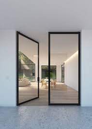 quality interior glass door metal frame