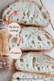 how many calories in sourdough bread
