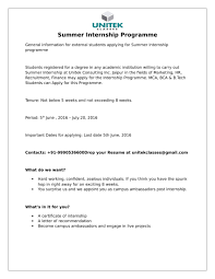 Internship Certificate Bank Summer Format Mba Finance New Student