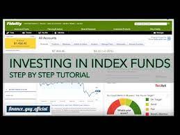 how to index funds on fidelity