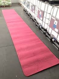 hot pink runner carpet for hire