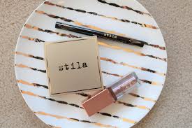 makeup look stila shimmer glitter and