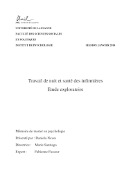 pdf travail de nuit et santé des