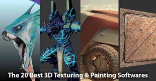 best 3d texturing painting softwares