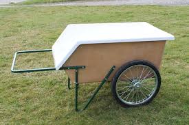 Two Wheel Fiberglass Tub Cart Wet