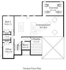 Mystic Lane House Plan Basement Floor