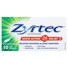 This material is provided for educational purposes only and is not intended for medical advice, diagnosis or treatment. Zyrtec Tablets 10mg 10 Pack Chemistworks Pharmacy