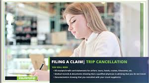 how to file a trip cancelation claim