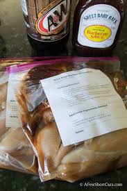 Root Beer BBQ Chicken Freezer Meal Recipe - A Few Shortcuts
