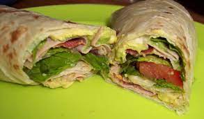 turkey bacon guacamole wrap