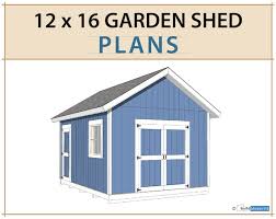 Diy Plans For 12x16 Garden Shed Large