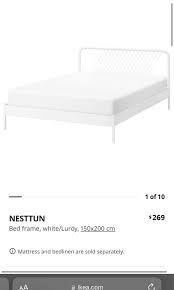 Ikea Nesttun Queen Bed Frame Furniture