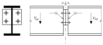 pinned beam splice steel connections