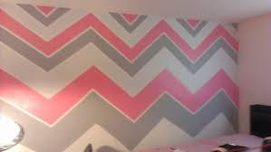 Pink Bedroom Decor Striped Walls