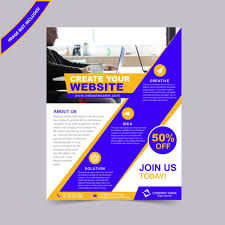 Web Design Flyer Template Free Download Wisxi Com