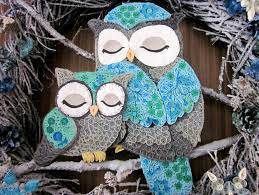 Häkelt mit hilfe der kostenlosen anleitung die bunte eule ganz einfach nach! Quilling Winter Kranz Mit Eulen Quilling Winter Wreath With Owls Quilling Kreativ Basteln Eule