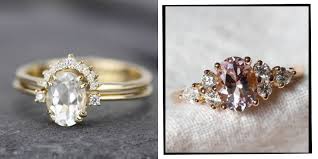 best etsy enement rings and wedding