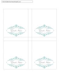 16 printable table tent templates and