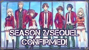 ITS OFFICAL NOW! Classroom of the Elite Season 2 / Sequel Announcement! -  YouTube