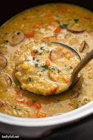 crock pot lentil soup belly full