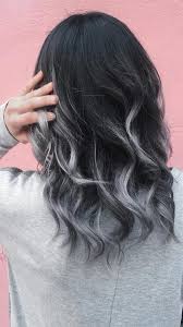 Add pops of color for interest and further contrast. 36 Gray Silver Ombre Hair Color Ideas For Attention Grabbing Gals Love Casual Style