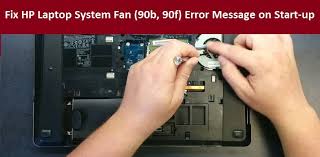 fix hp laptop system fan 90b 90f