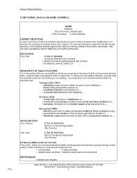 Ability Summary Resume Examples Skills Section On Resume Profile At