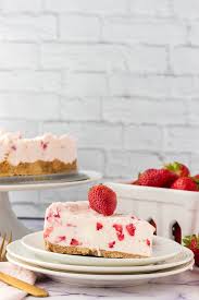 no bake strawberry cheesecake a