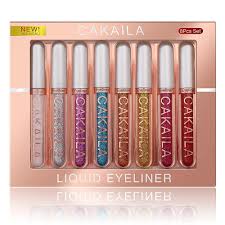 8 colors liquid glitter eyeliner set