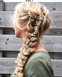 Braid your hair with a weave to add fullness and length to the style. Wedding Hairstyles Hairstyles Wedding Braids