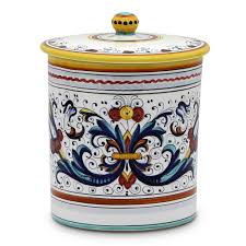 Tuscan Ceramic Canisters Martinique
