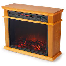 Oak Brown Electric Fireplaces For