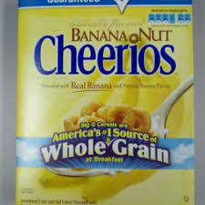 banana nut cheerios and nutrition facts