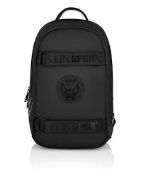backpack black tiger philipp plein sport