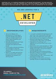 net developer acentura