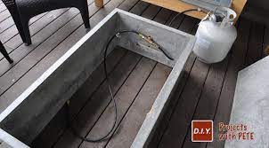 No special tools or skills needed. How To Make An Outdoor Gas Fireplace With Diy Pete