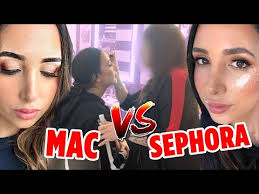 sephora vs mac to get my makeup done