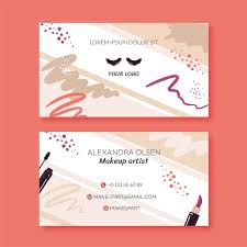 makeup artist business card free