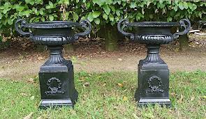pair of victorian style cast iron