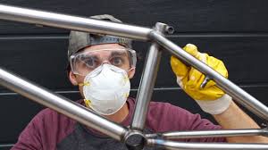 removing paint from bicycle frame you
