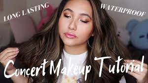 sweatproof concert makeup tutorial