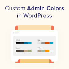admin color scheme in wordpress