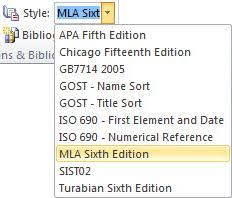 Apa Mla Chicago Automatically Format Bibliographies Word