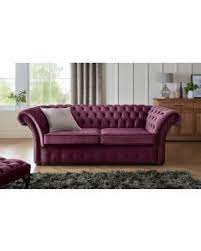 purple fabric sofas and chairs 100s