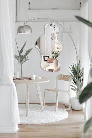 asymmetrical mirror home decor