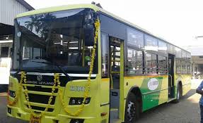page low floor ksrtc bus services begin