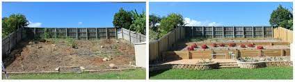 Retaining Wall Garden Before And After